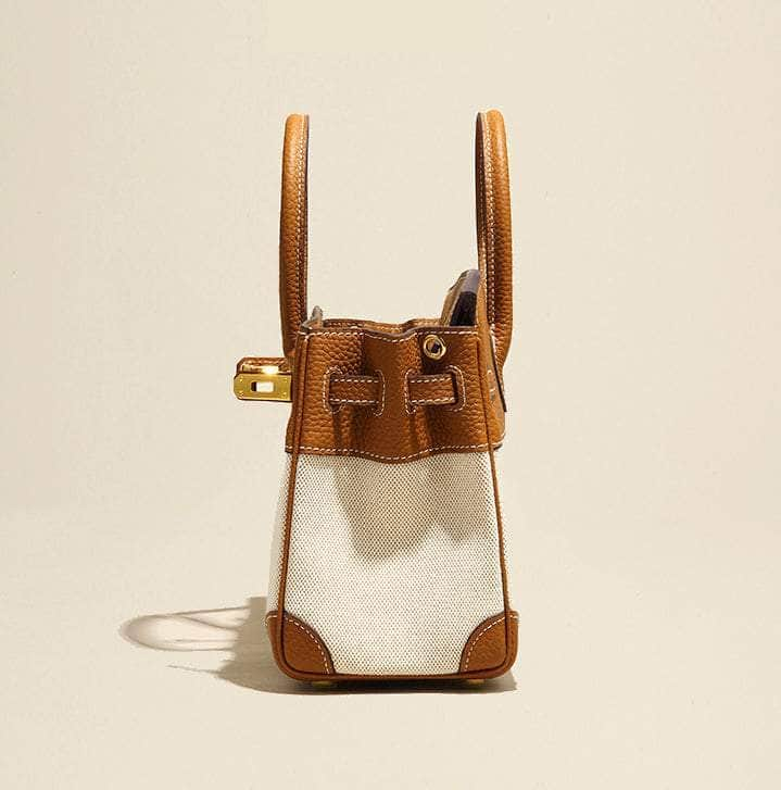 Exquisite Cowhide Shoulder Handbag