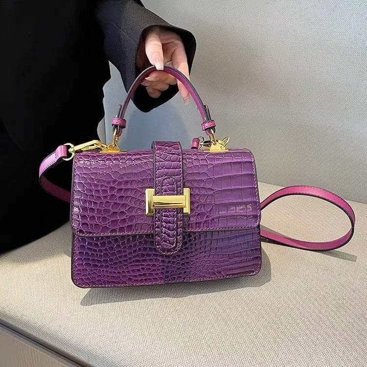 Exquisite Ladies' Crossbody Handbag Purple