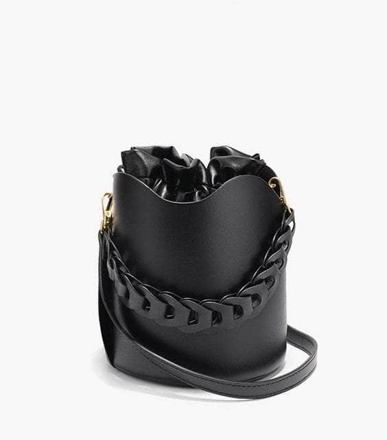 Exquisite Leather Bucket Bag