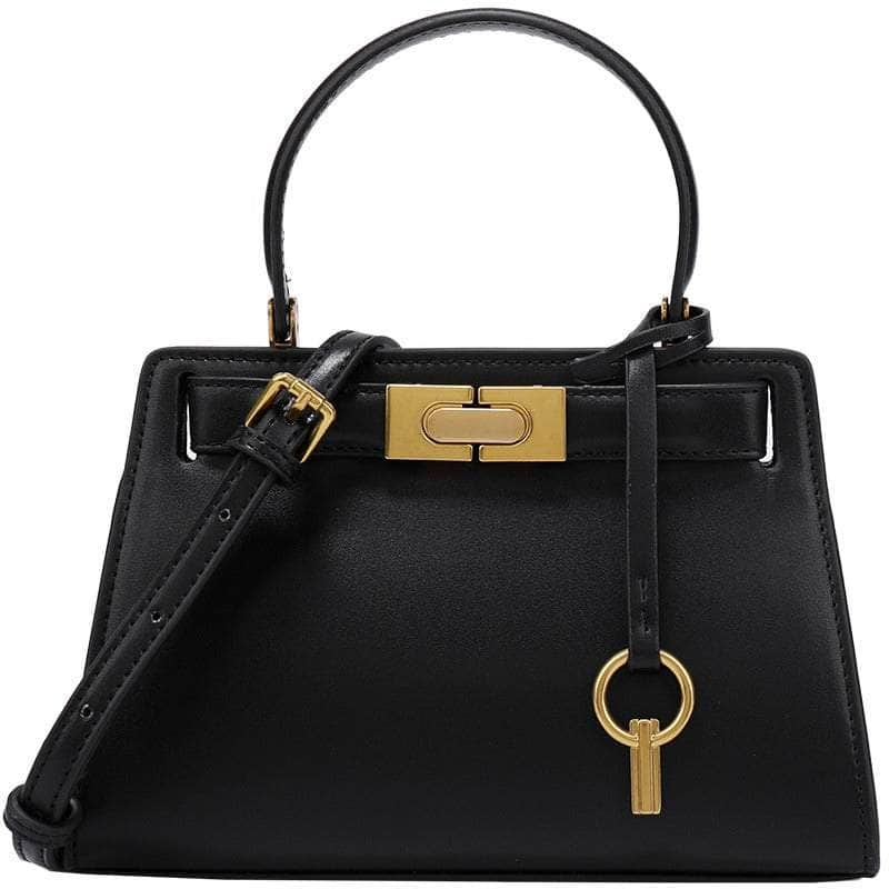 Exquisite Leather Handbag with Top Handle