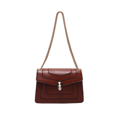 Exquisite Leather Shoulder Crossbody Bag with a Flap Closure