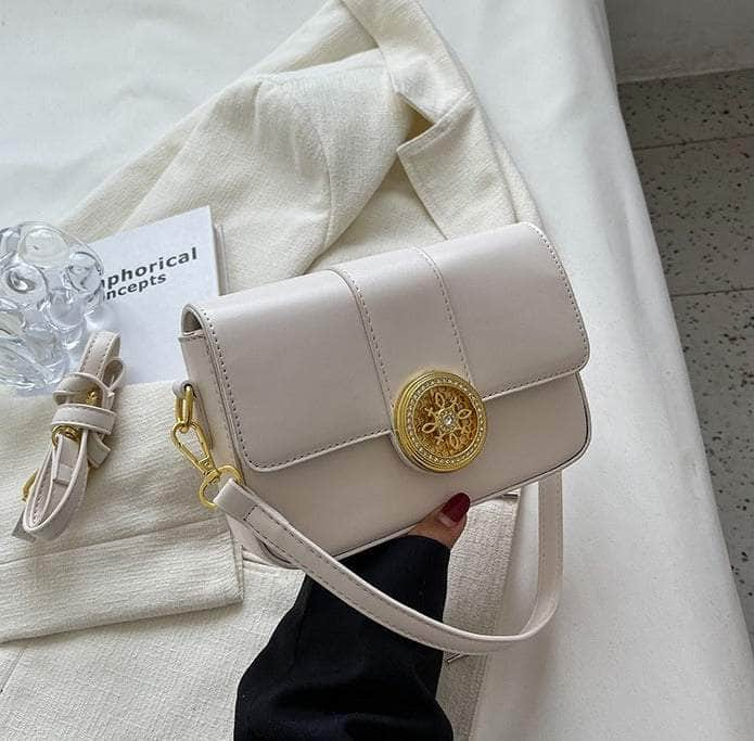 Exquisite Mini Crossbody Handbag Ivory