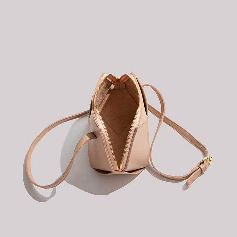 Exquisite One-Side Shoulder Crossbody Leather Bag