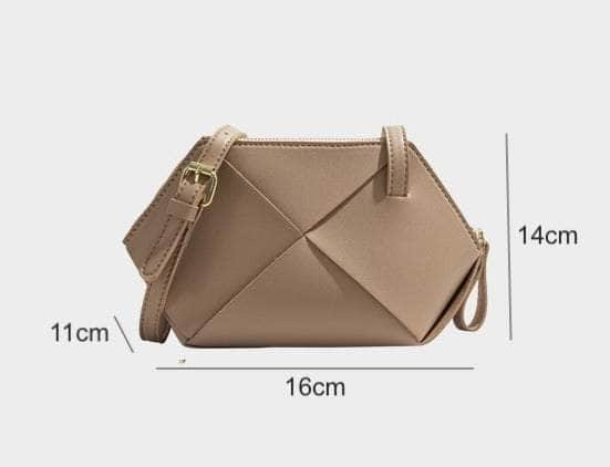 Exquisite One-Side Shoulder Crossbody Leather Bag