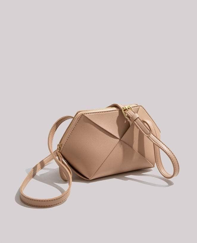 Exquisite One-Side Shoulder Crossbody Leather Bag