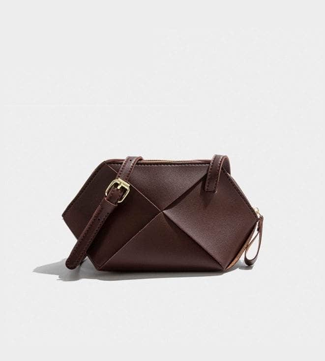 Exquisite One-Side Shoulder Crossbody Leather Bag