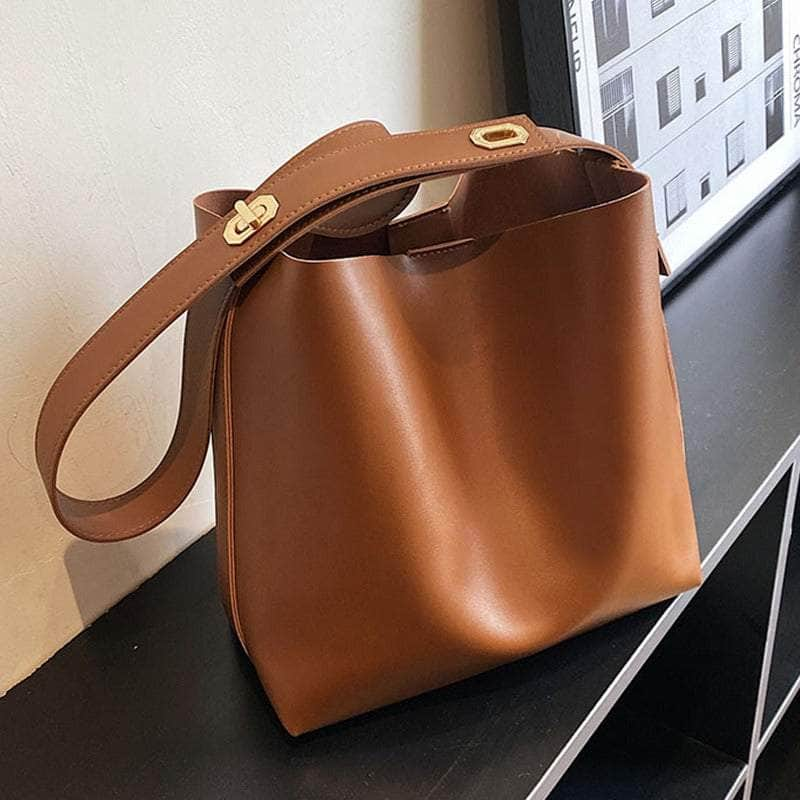 Exquisite Shoulder Bucket Bag