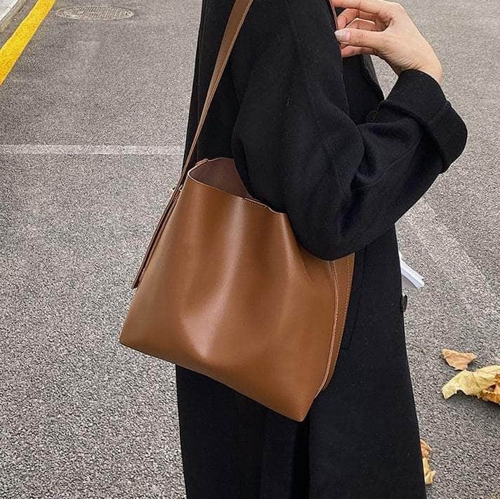 Exquisite Shoulder Bucket Bag