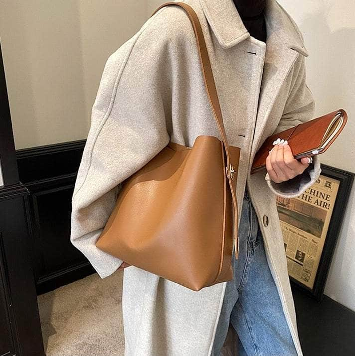 Exquisite Shoulder Bucket Bag