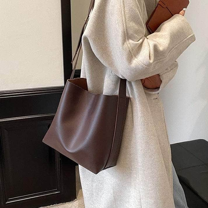 Exquisite Shoulder Bucket Bag