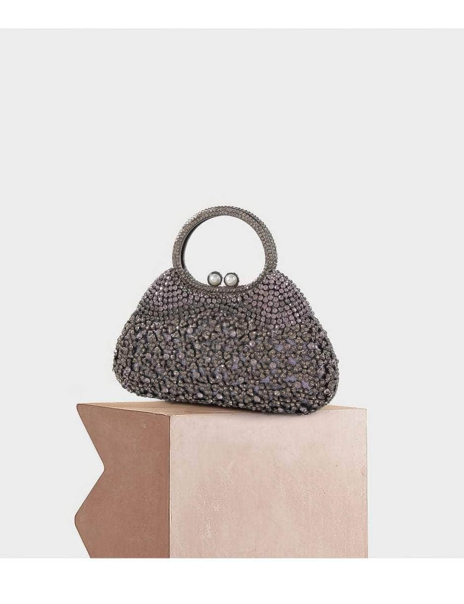 Extravagant Crystal Embellished Tote Handle Tote Purse