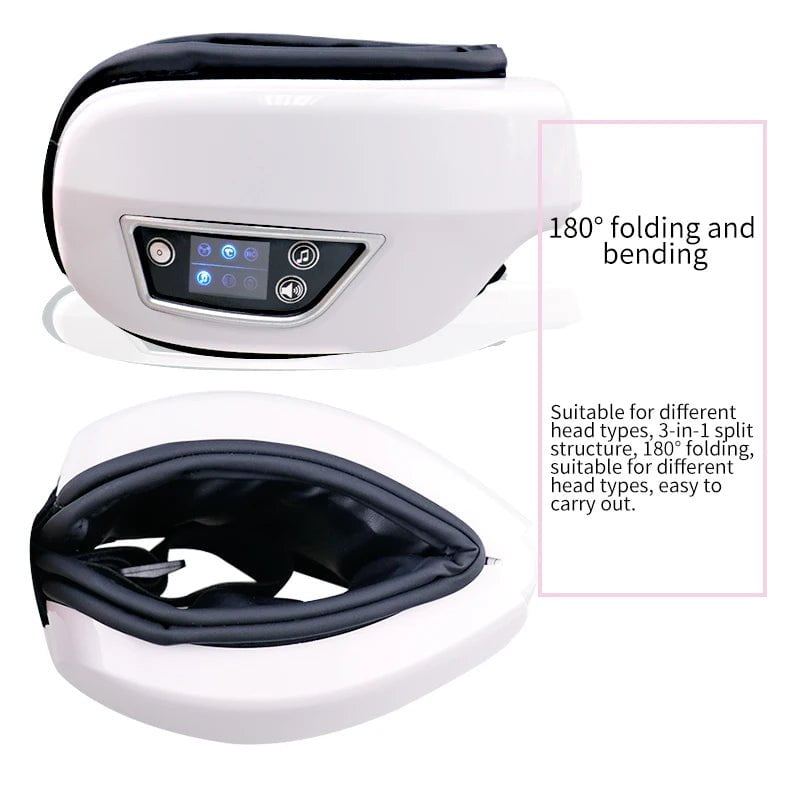 Eye Massager With Heat - Smart Airbag Vibration, Bluetooth, Eye Care Compression