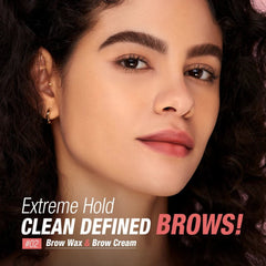 Eyebrow Pomade Brow Gel Wax: 2-IN-1 Waterproof Long Lasting Creamy Texture Eye Brow Tint Enhancers Cosmetics Makeup