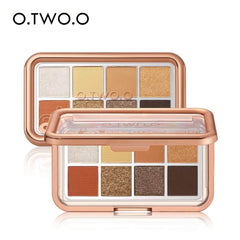 Eyeshadow Palette: 8 Colors Matte Highlighter Eye Shadow, Glitter Shiny Pearly Brightening Makeup Shadows for Eyes