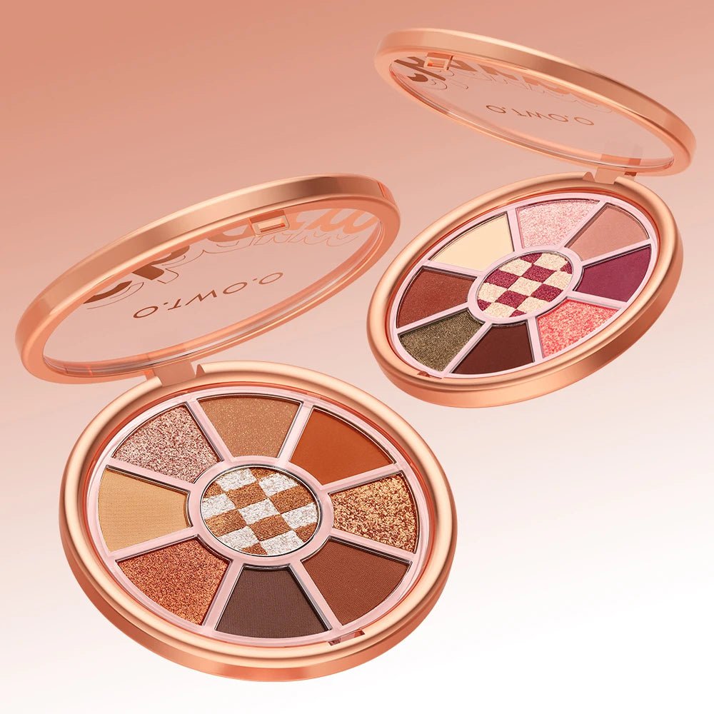 Eyeshadow Palette: Glitter Matte Pearlescent Easy-to-Wear Brightening Highlighter Natural Shiny Eye Shadow Makeup