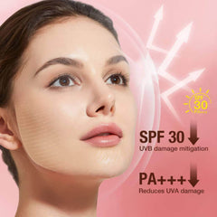 Face Powder: Oil-control, 24 Hours SPF 30 PA+++, Long Lasting, Waterproof, Matte - Makeup Setting Compact Powder