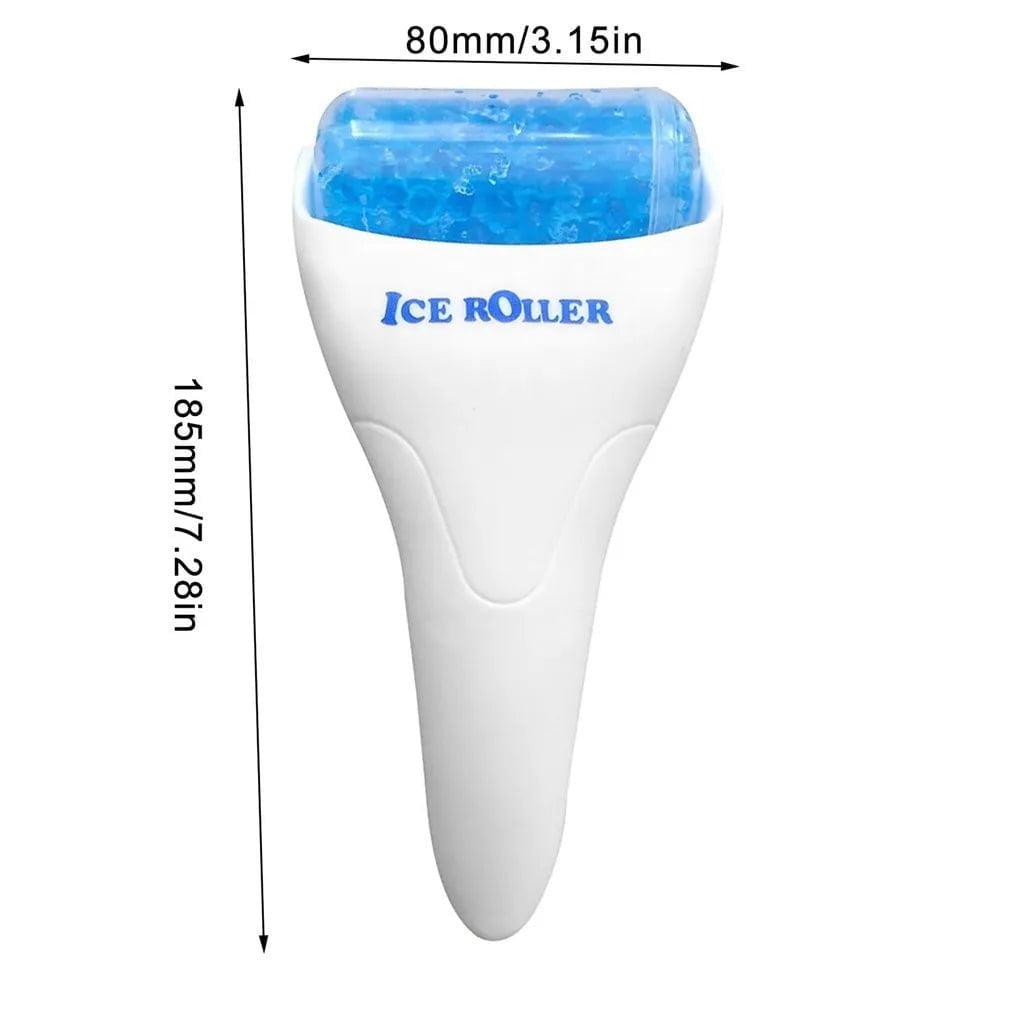 Facial Roller: Reusable Ice Massager for Skin Lifting and Muscle Cold Therapy Blue