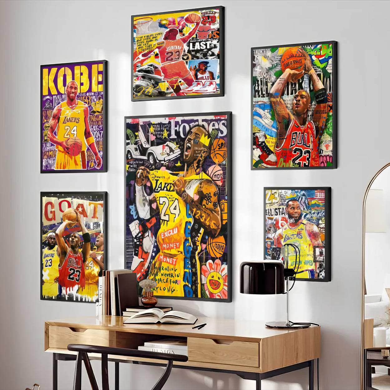 Famous Basketball Player Celebrities Poster