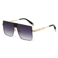 Fancy Frame Oversized Eyewear Purple / Resin