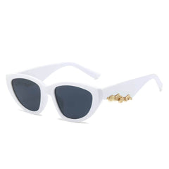 Fashion Carved Frame Eyewear White / Resin