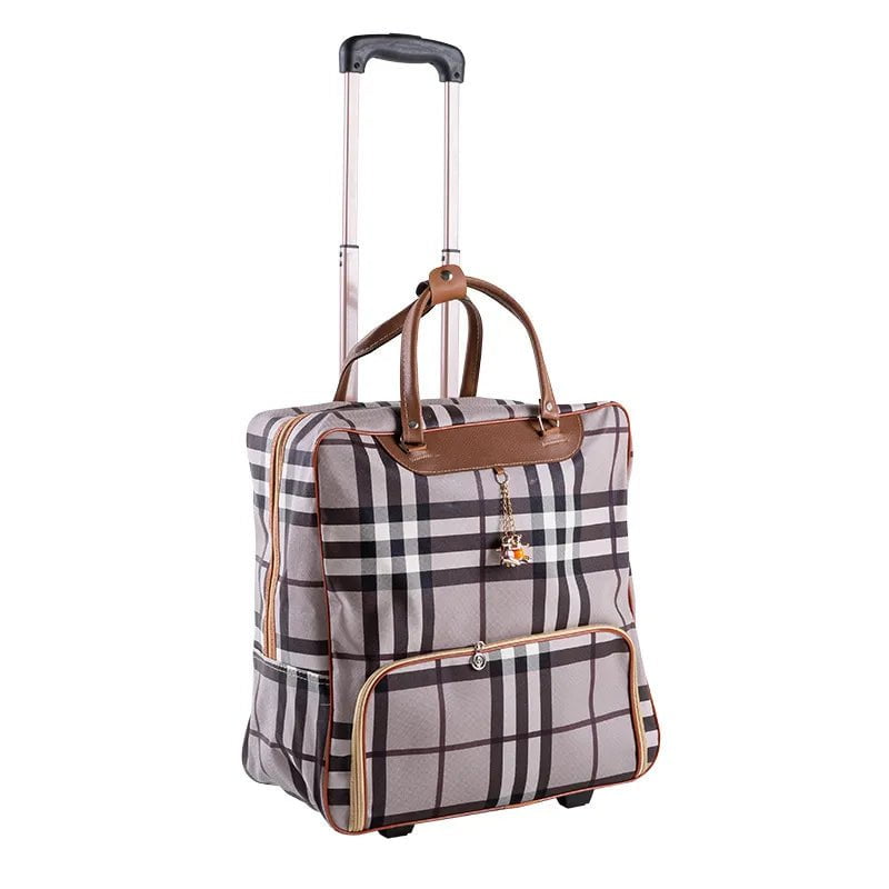 Fashion Women's Travel Luggage Trolley Bag with Wheels - Business Boarding, Rolling Suitcase style 10