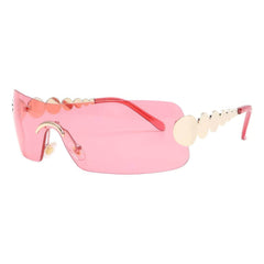 Fashion Wrap Around Eyewear Pink / Resin