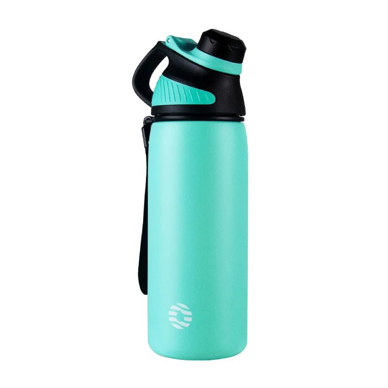 FEIJIAN LKG Thermos - Double Wall Vacuum Flask with Magnetic Lid, Outdoor Sport Water Bottle, Stainless Steel Thermal Mug, Leak-Proof Mint Green / 1000ml