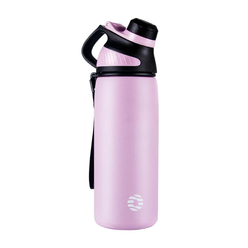 FEIJIAN LKG Thermos - Double Wall Vacuum Flask with Magnetic Lid, Outdoor Sport Water Bottle, Stainless Steel Thermal Mug, Leak-Proof Pink / 1000ml