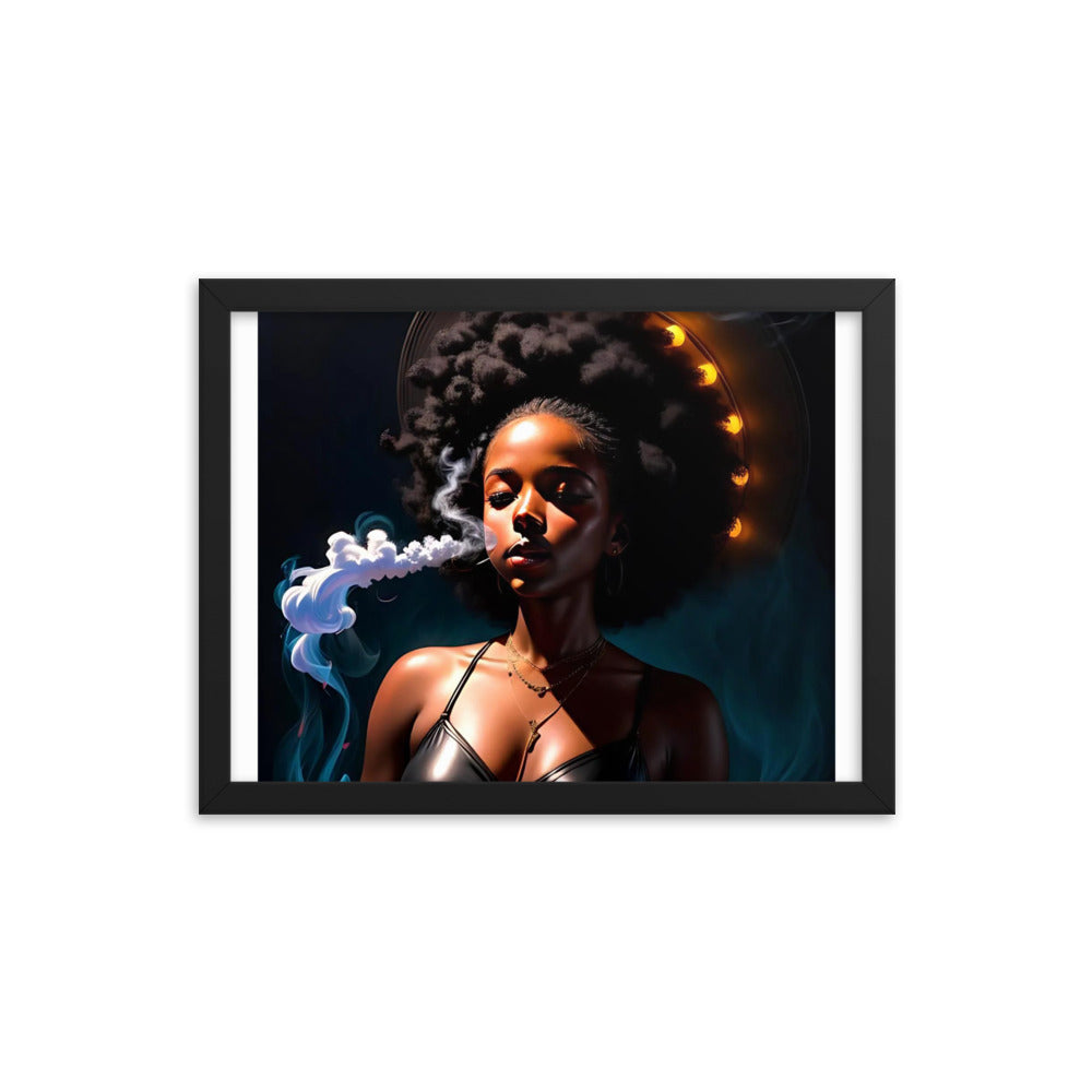 Framed poster Black / 12″×16″