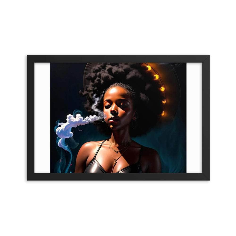 Framed poster Black / 12″×18″