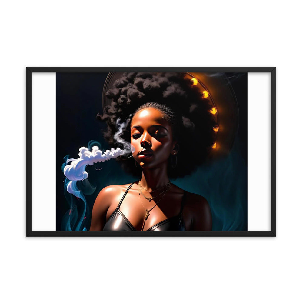 Framed poster Black / 24″×36″