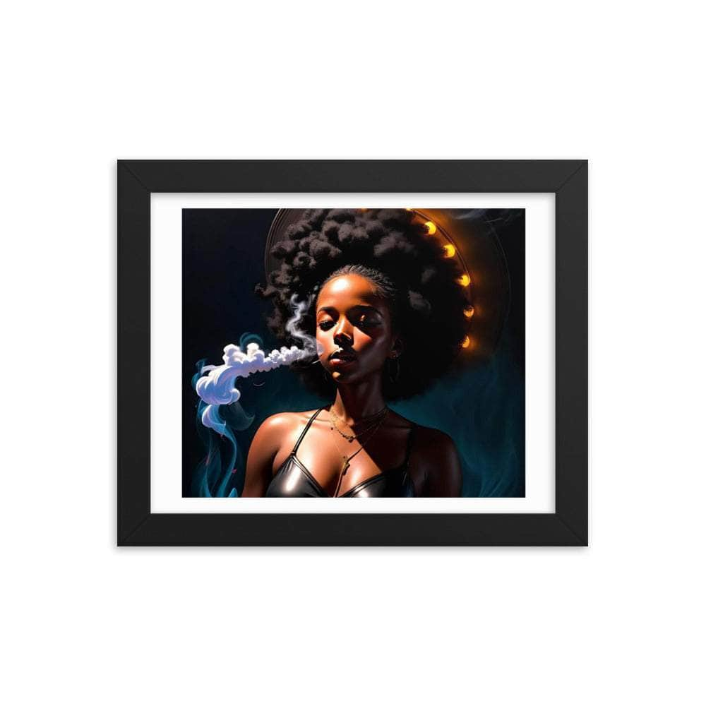 Framed poster Black / 8″×10″