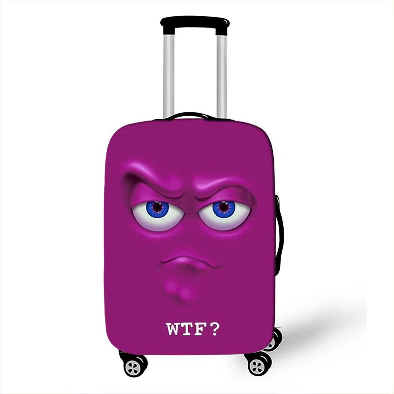 Funny Expression Print Luggage Cover pxtgaoguai38 / S