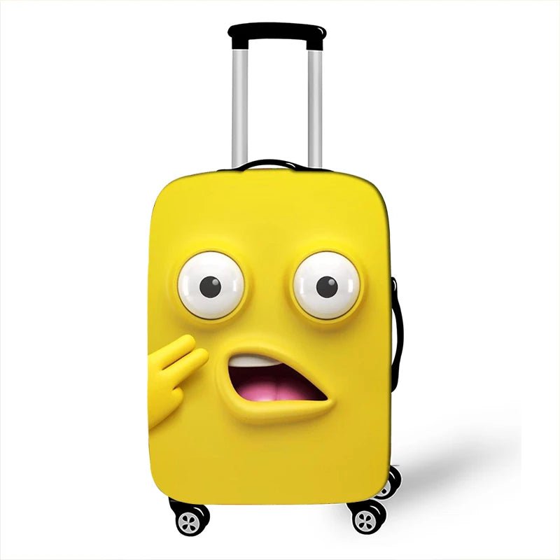 Funny Expression Print Luggage Cover pxtgaoguai39 / S