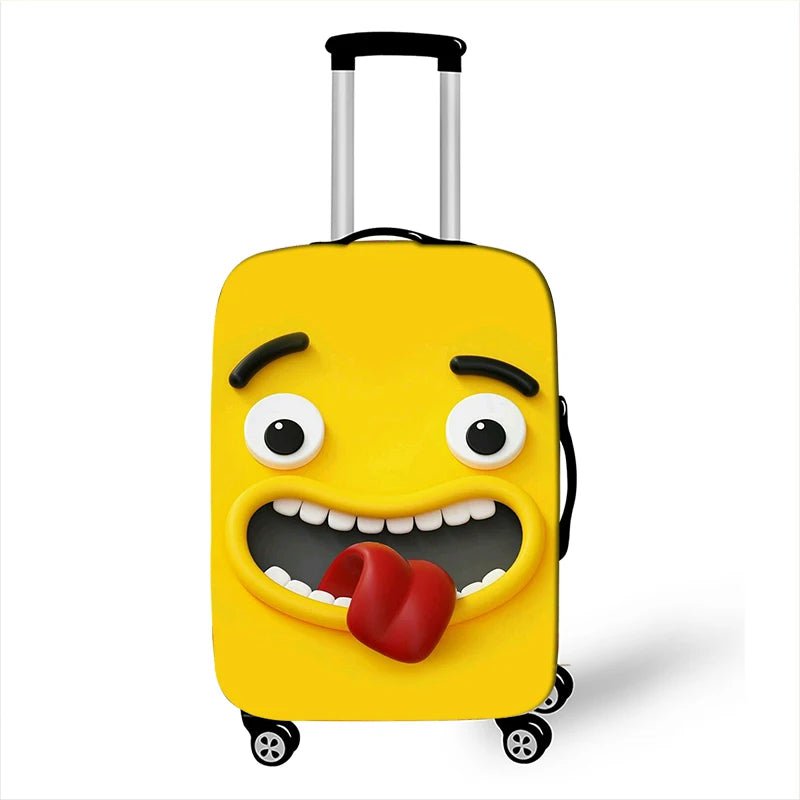 Funny Expression Print Luggage Cover pxtgaoguai43 / M