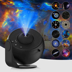 Galaxy Planetarium Projector: Extreme Romantic Star Projector with 13 Sheets of Film for Fantasy Starry Sky in the Bedroom 13 in 1 Projector