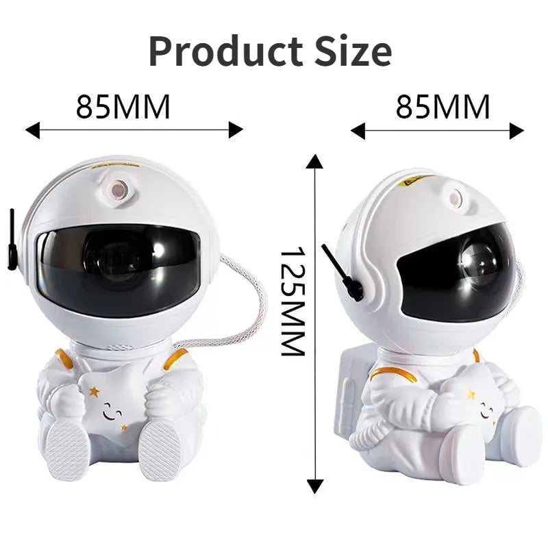 Galaxy Star Projector LED Night Light: Astronaut Lamp for Bedroom Decoration