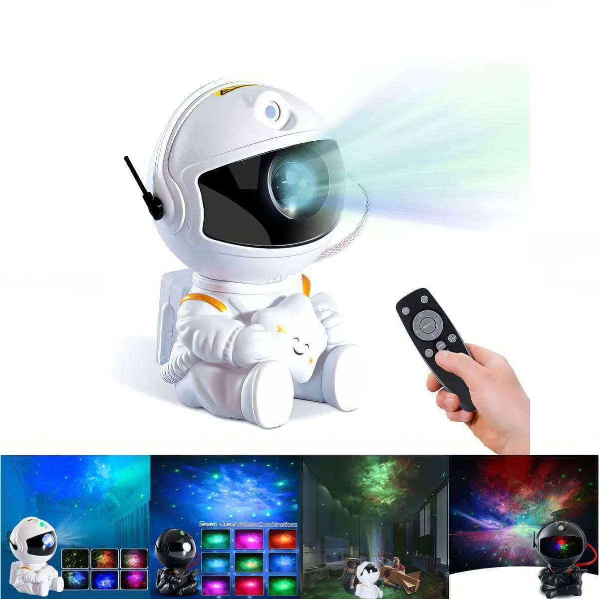 Galaxy Star Projector LED Night Light - Astronaut Lamp for Bedroom Decoration, Home Decor, Children Gifts