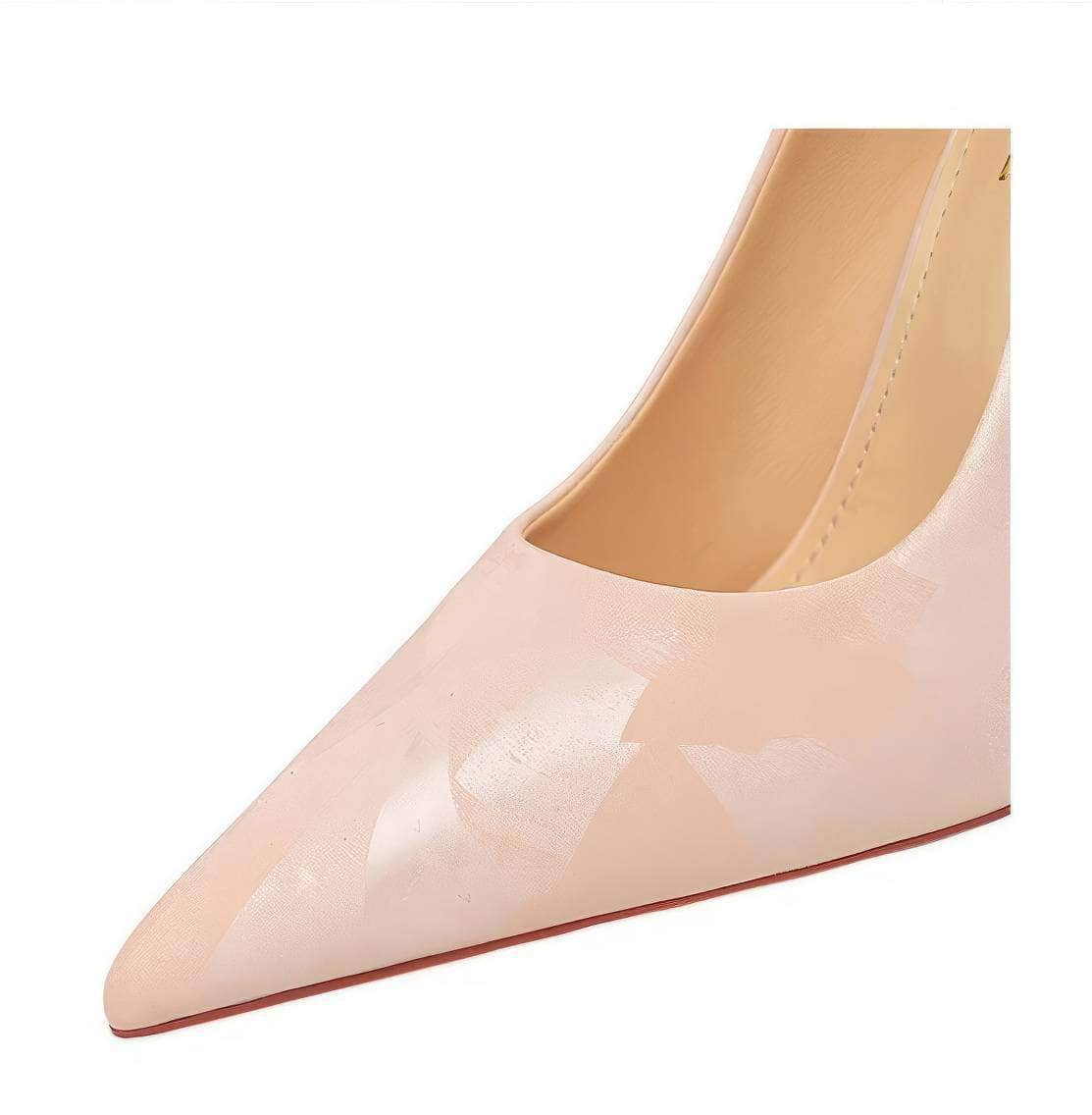 Geometric Gradient Pointy Toe Stilettos