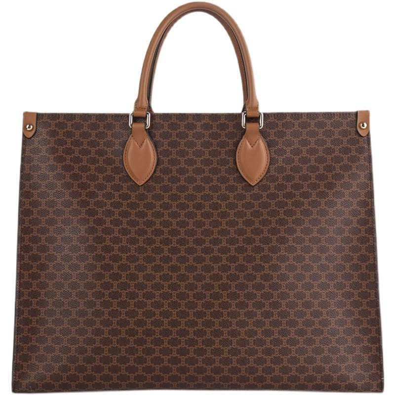 Geometric Pattern Shoulder Tote Bag