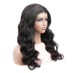 Glueless HD Lace Closure Wig - 6x4, Wear And Go, Pre-Cut, Pre-Plucked Lace Front Wigs, Transparent Body Wave Human Hair Wigs