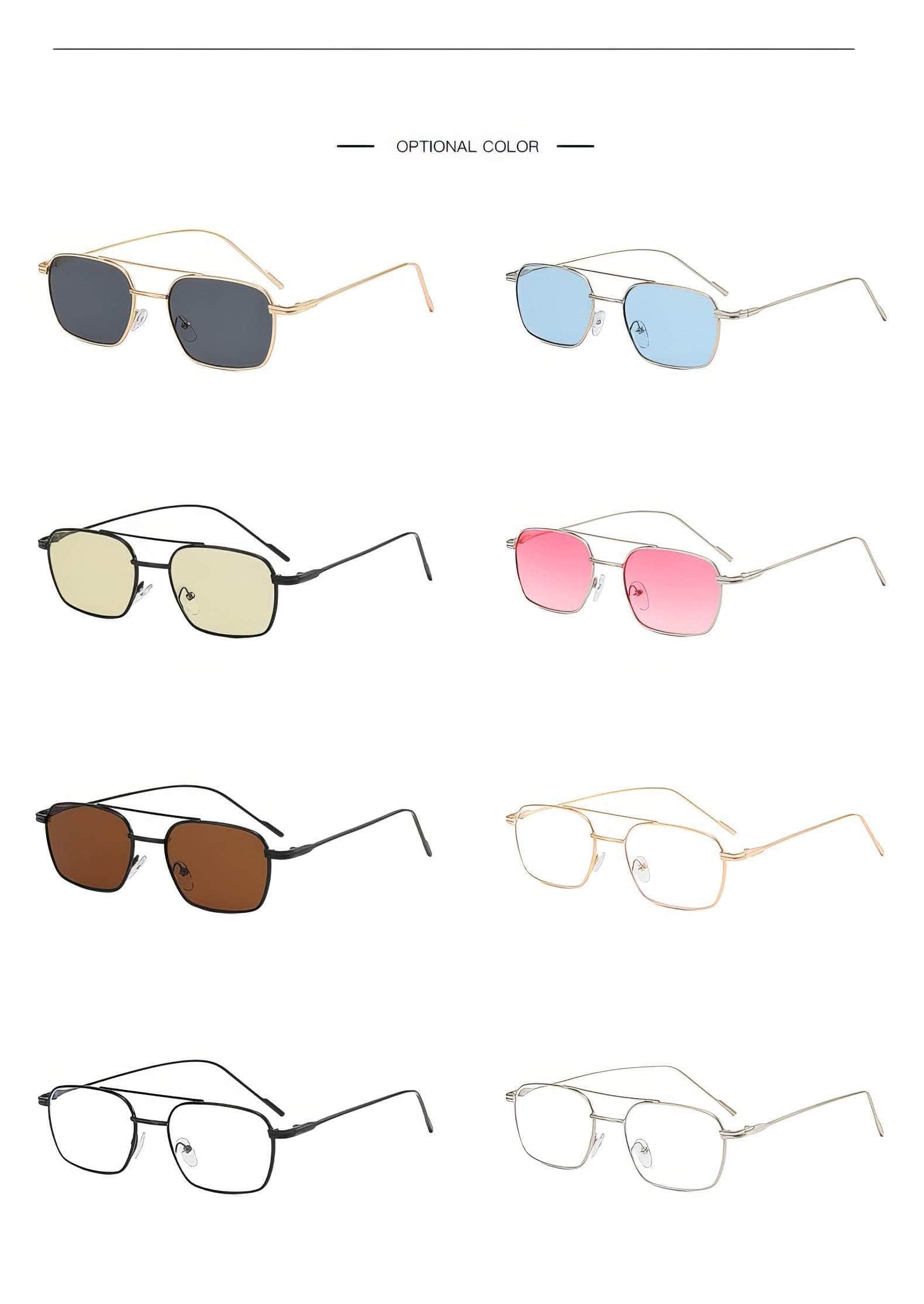 Gradient Oversize Eyewear Bold Shades