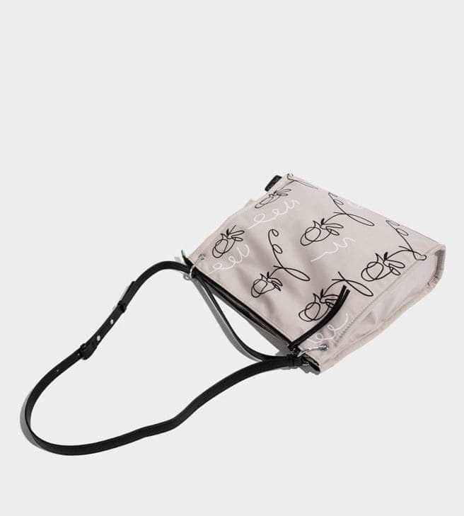 Graffiti-Printed Tote Bag with Ample Storage