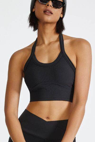 Halter Neck Active Cami Black / S