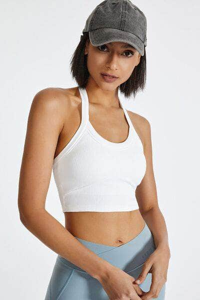 Halter Neck Active Cami White / S