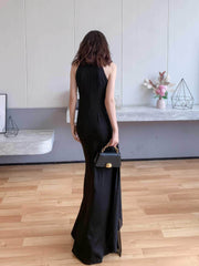 Halter Ruffled Wide-Leg Jumpsuit