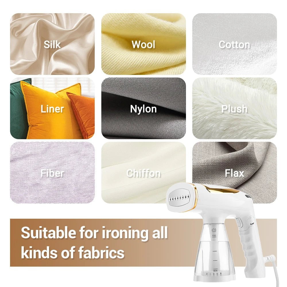 Handheld Foldable Steam Iron - Travel Portable Ironing Machine, Garment Steamer, Ironing Machine