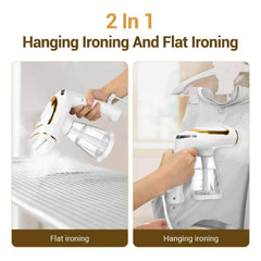 Handheld Foldable Steam Iron - Travel Portable Ironing Machine, Garment Steamer, Ironing Machine