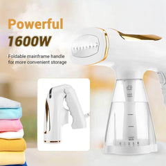 Handheld Foldable Steam Iron - Travel Portable Ironing Machine, Garment Steamer, Ironing Machine