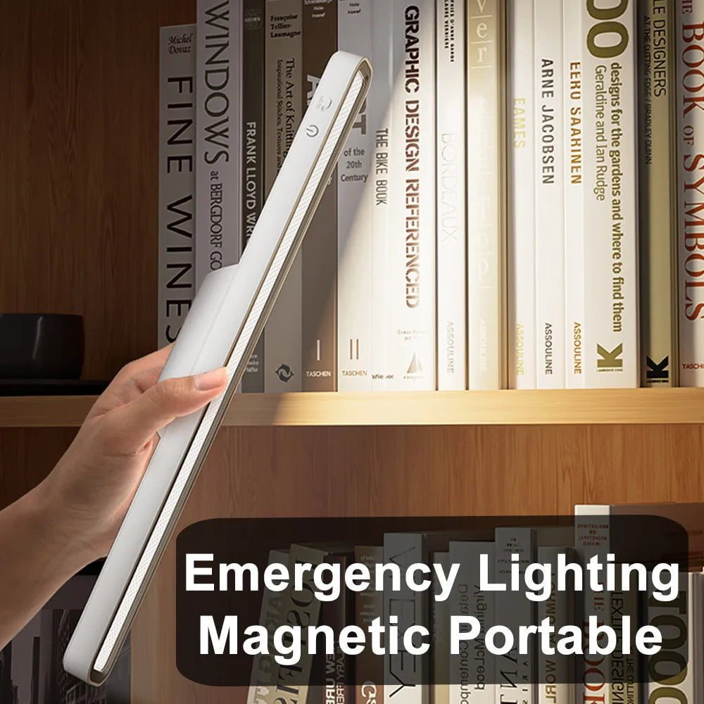 Hanging Magnetic Desk Lamp: LED, USB Rechargeable, Stepless Dimming